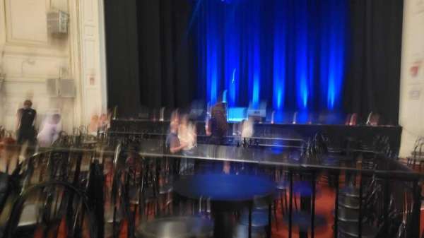 Wilbur Theatre, section: G, row: 1, seat: 4