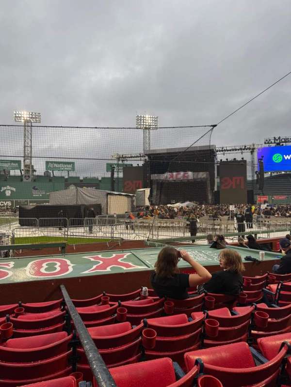 Fenway Park, section: Field Box 23, row: H, seat: 1