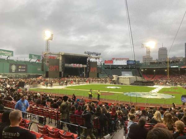 Fenway Park, section: Loge Box 135, row: FF, seat: 4