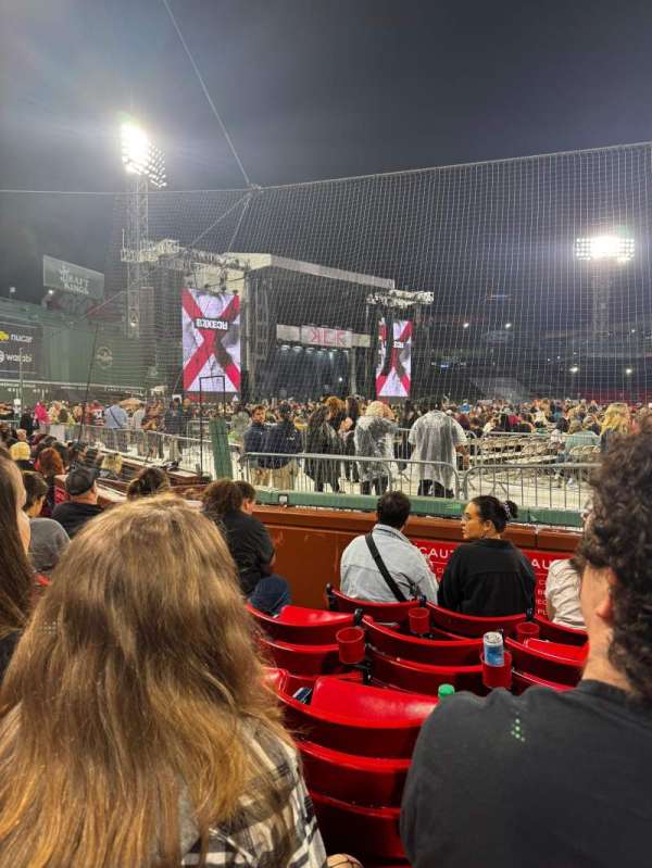 Fenway Park, section: Field Box 69, row: D, seat: 4