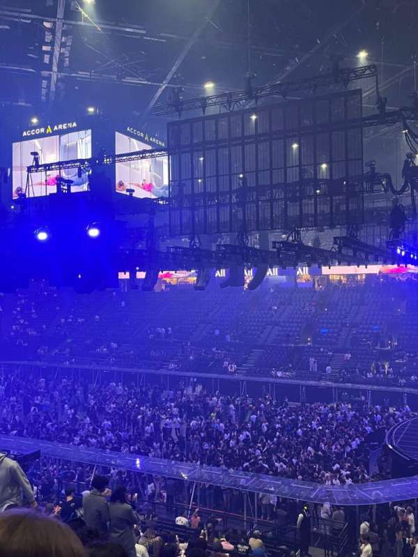 Accor Arena, section: Gradin R, row: 3, seat: 18