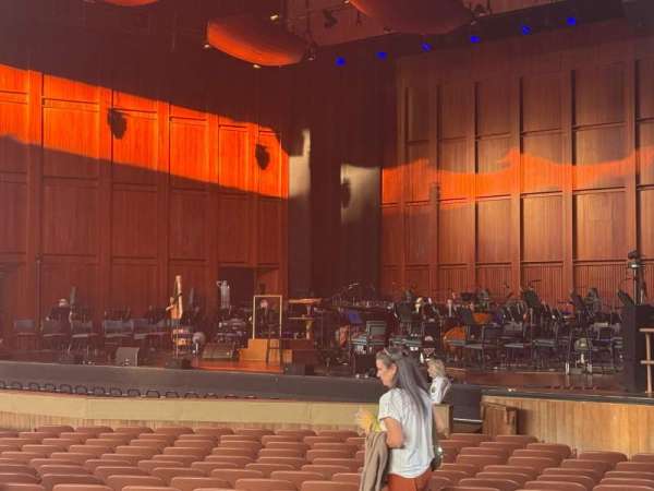 Filene Center, section: Orchestra R, row: T, seat: 54