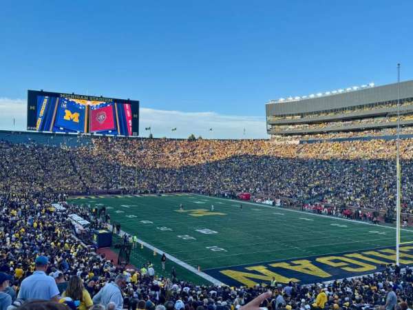 Michigan Stadium, section: 16, row: 51, seat: 20
