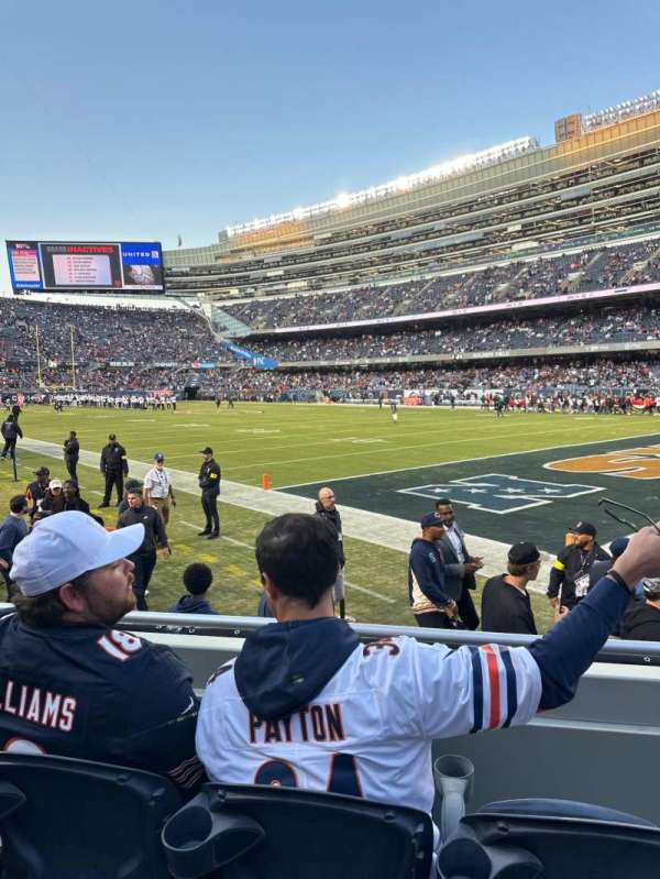 Soldier Field, section: 128, row: 3, seat: 5