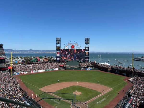 Oracle Park, section: VR315, row: 4, seat: 20