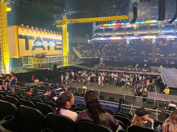 The O2, London, section: 101, row: p, seat: 46