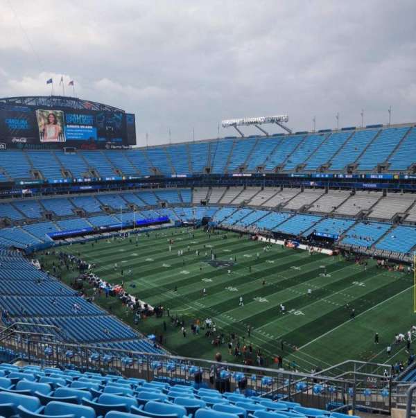 Bank of America Stadium, section: 535, row: 9, seat: 4