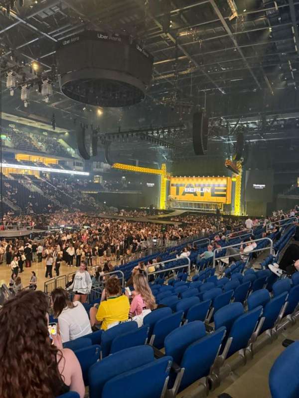 Uber Arena, section: 204, row: 16, seat: 1