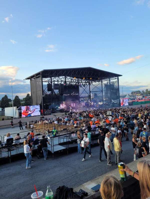 The Grandstand at the Allentown Fairgrounds, section: 108, row: 2, seat: 21