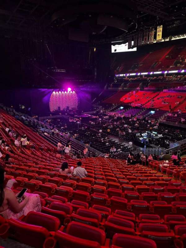 Kaseya Center, section: 115, row: 33, seat: 5