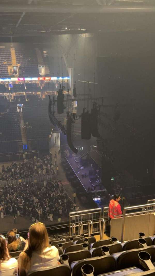 The O2, London, section: 421, row: M