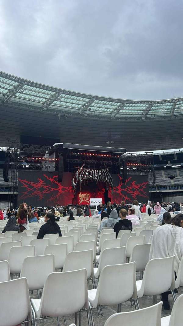 Stade de france, section: P21, row: 24, seat: 4