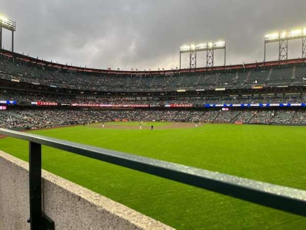 Oracle Park, section: 145, row: 1, seat: 4
