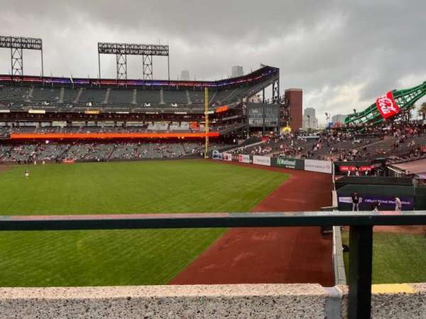 Oracle Park, section: 145, row: 1, seat: 3
