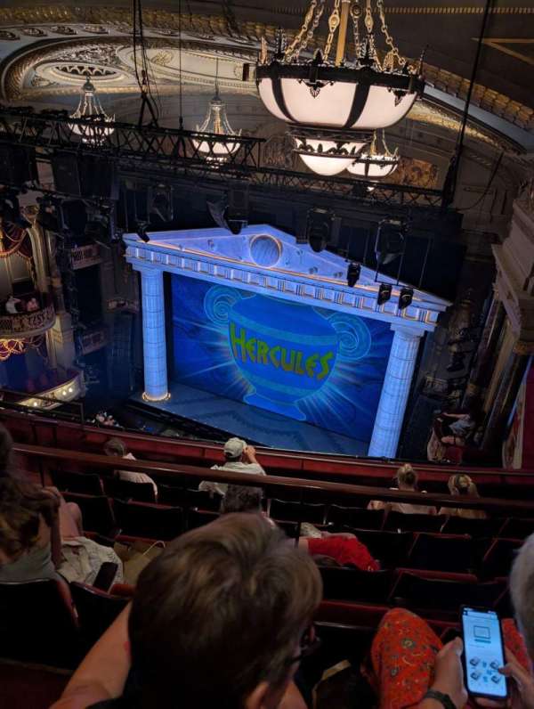 Theatre Royal Drury Lane, section: Balcony, row: F, seat: 12