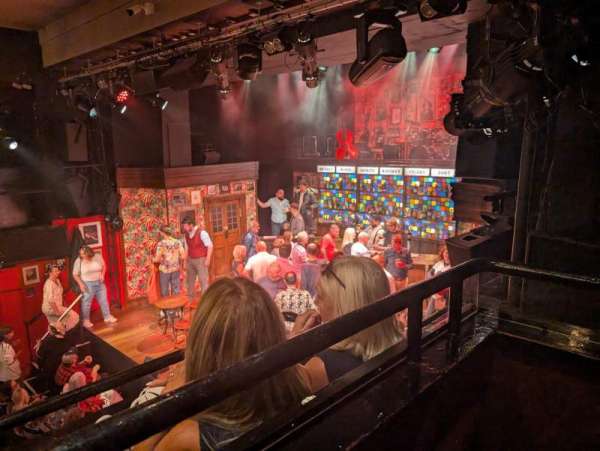 Arts Theatre, section: Circle slips right, seat: R3