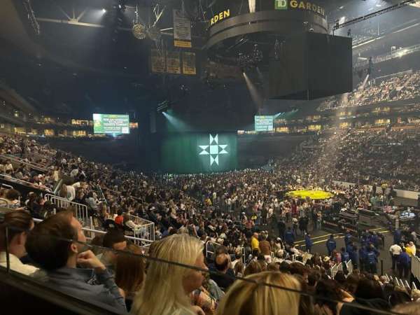 TD Garden, section: 9, row: 22, seat: 5