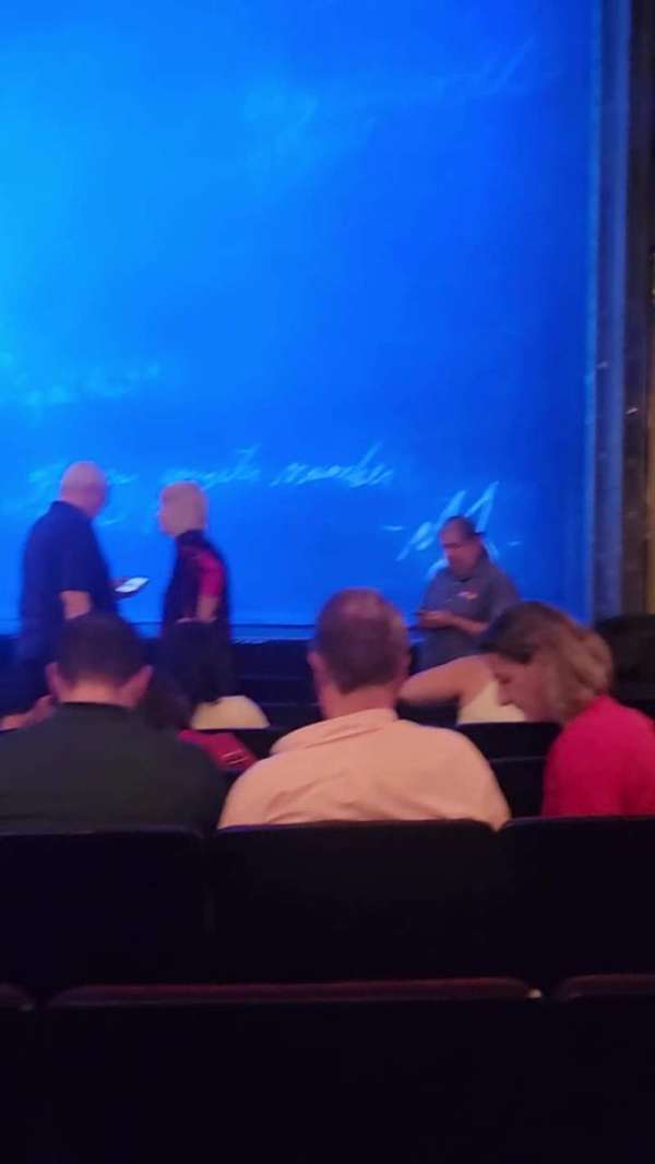 Neil Simon Theatre, section: Orchestra R, row: G, seat: 6