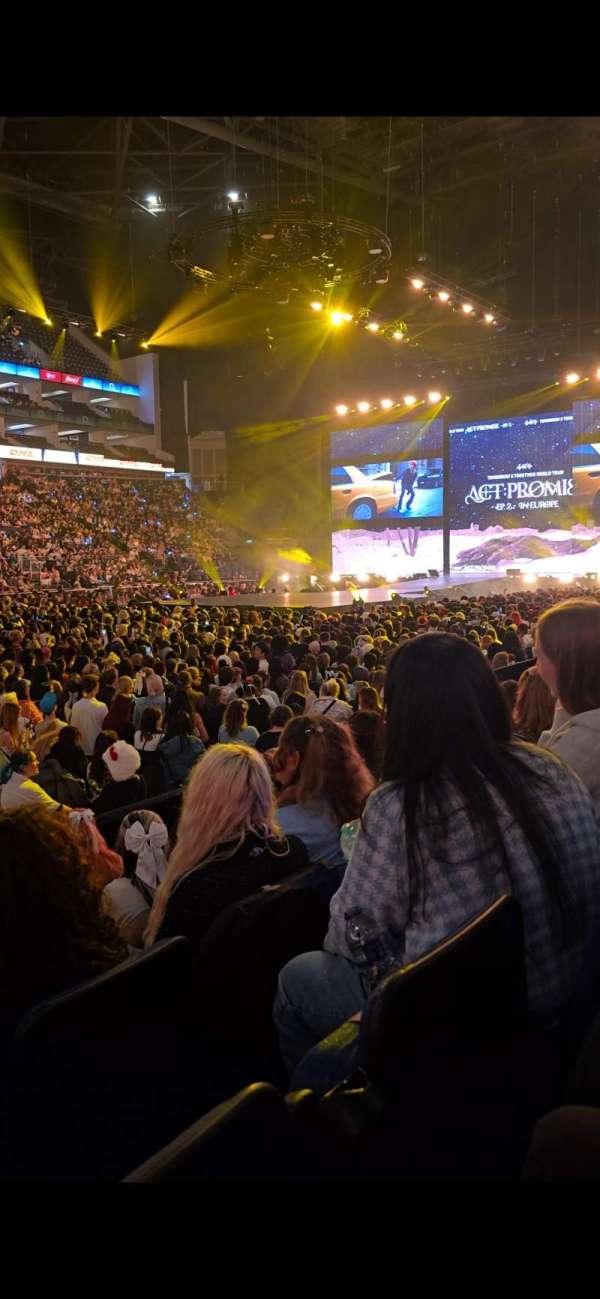 The O2, London, section: 111, seat: 304