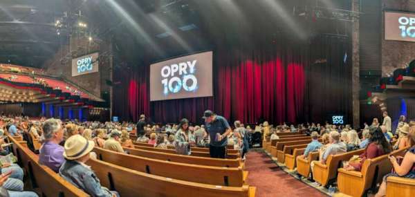 Grand Ole Opry House, section: 3, row: k, seat: 1