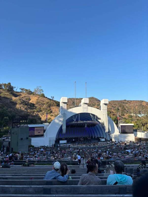 Hollywood Bowl, section: K1, row: 18, seat: 38