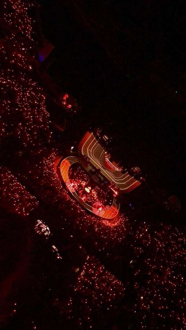 The O2, London, section: 411, row: H, seat: 711