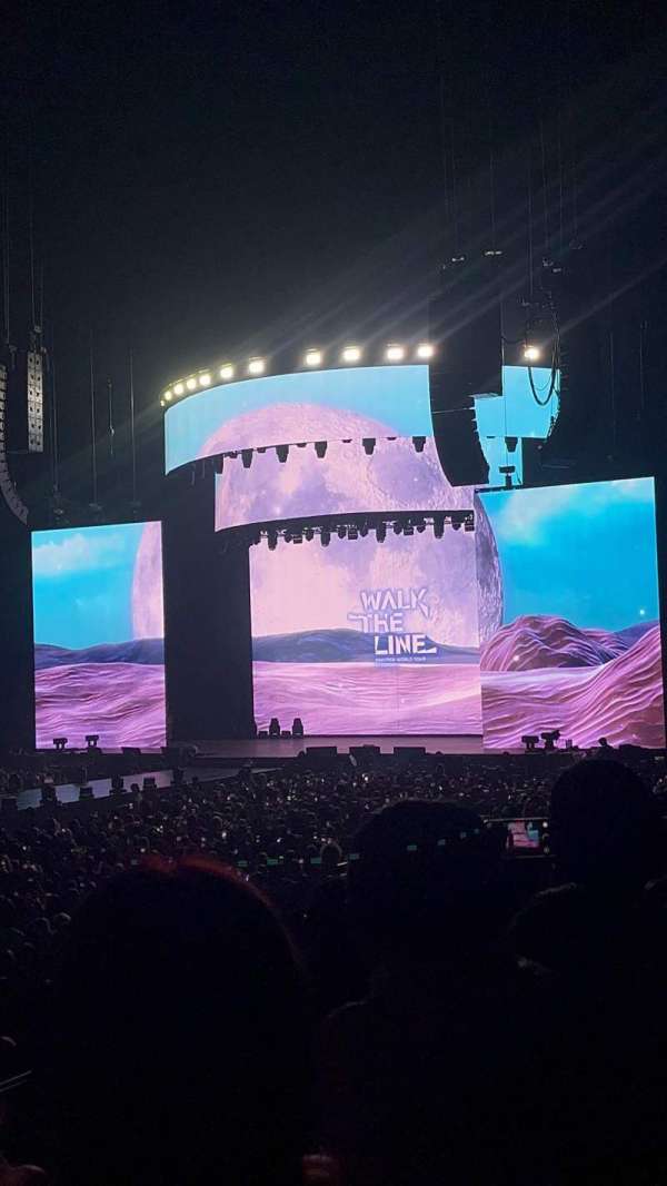 The O2, London, section: 110, row: L