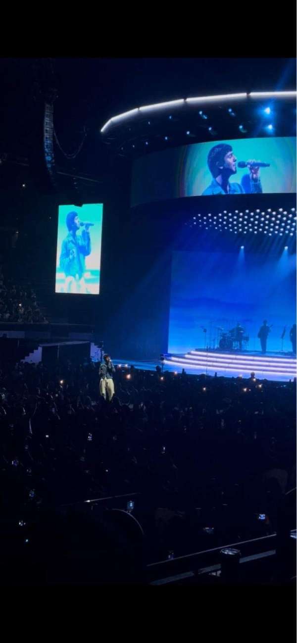 Kia Forum, section: 107, row: 3, seat: 4