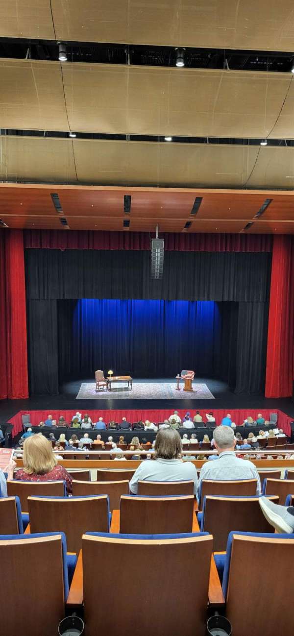 Robinson Performance Hall, section: Grand Tier, row: F, seat: 28