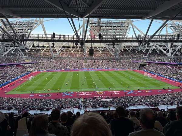 London Stadium, section: 207, row: 68, seat: 454