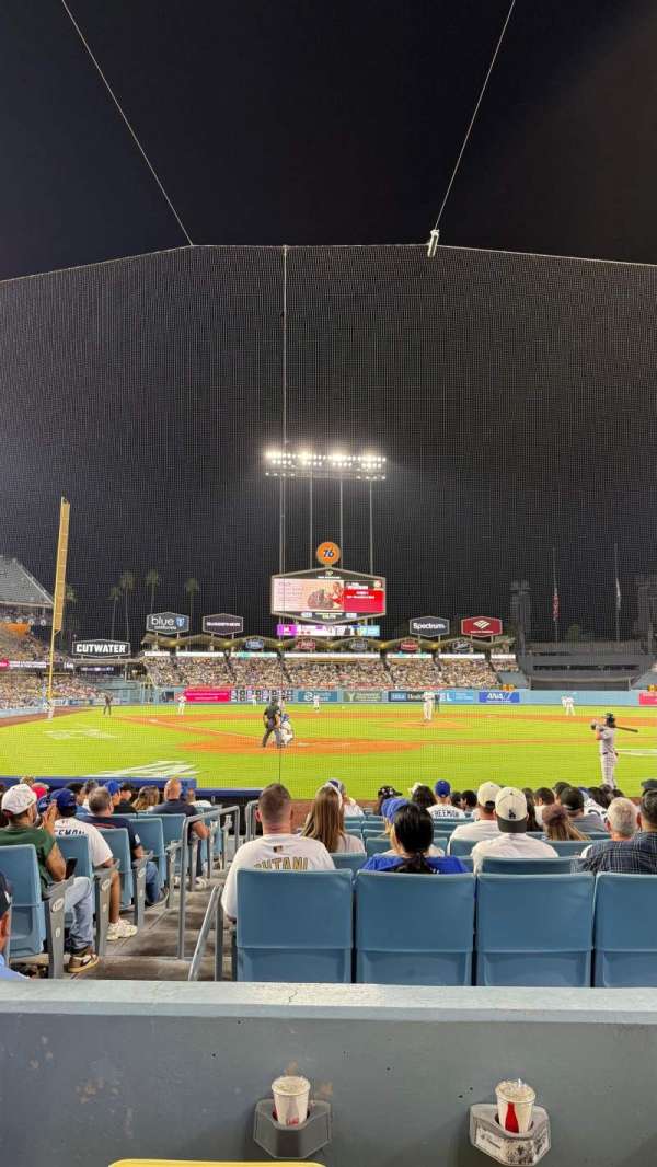Dodger Stadium, section: 6FD, row: C, seat: 2