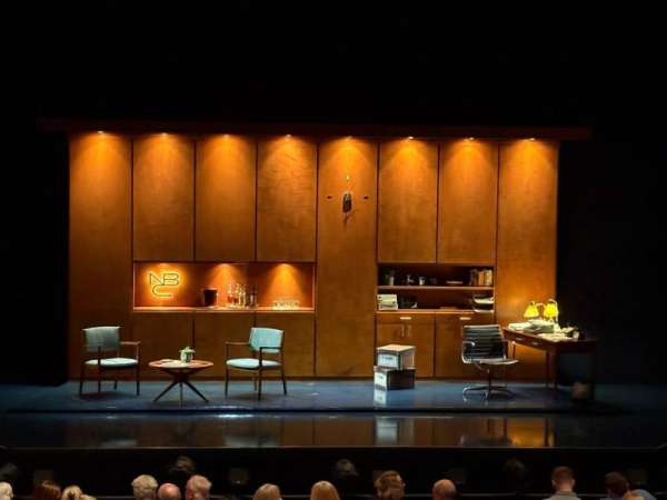 Barbican Theatre, section: Stalls, row: P, seat: 25