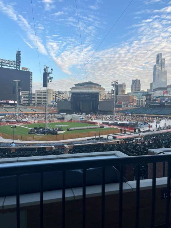 Comerica Park, section: TD125B, row: A, seat: 8