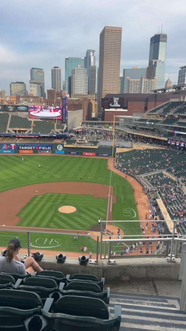 Target Field, section: 319, row: 5, seat: 1