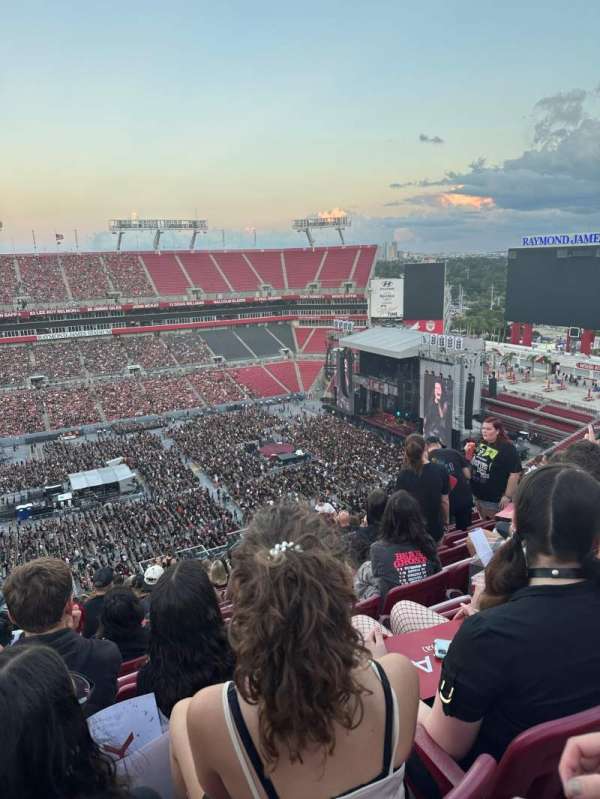 Raymond James Stadium, section: 309, row: W, seat: 13