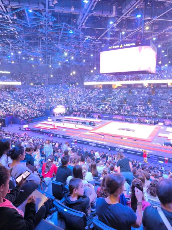 Accor Arena, section: Gradin P, row: 2, seat: 20