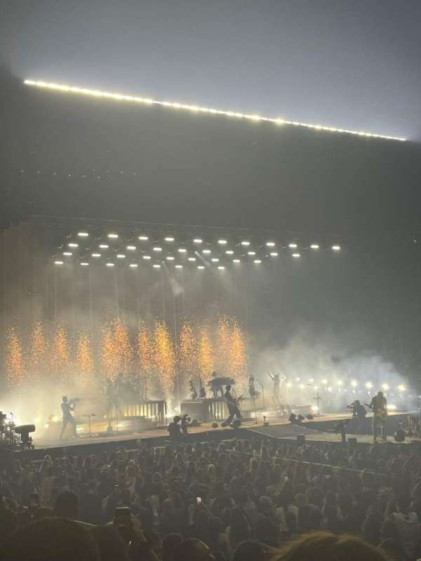 The O2, London, section: 102, row: G, seat: 73