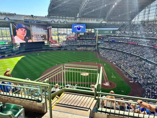 American Family Field, section: 427, row: 10, seat: 12