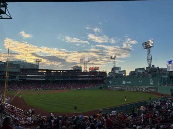 Fenway Park, section: Grandstand 3, row: 1, seat: 20