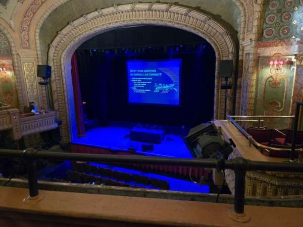 Paramount Theatre, Austin, section: Mezzanine R, row: B, seat: 2