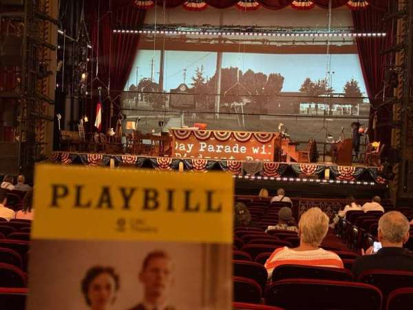 CIBC Theatre, section: Orchestra C, row: W, seat: 116