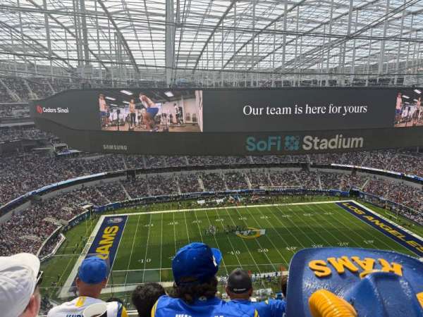 SoFi Stadium, section: 538, row: 4, seat: 17,18