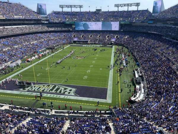 M&T Bank Stadium, section: 538, row: 2, seat: 8