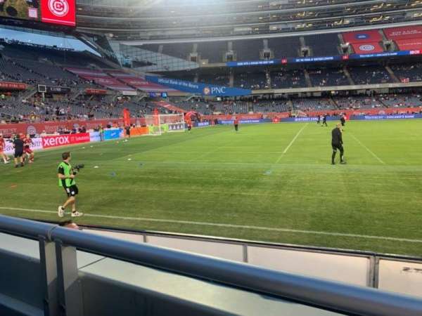 Soldier Field, section: 142, row: 1, seat: 9