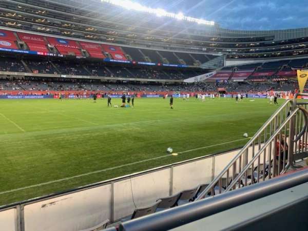 Soldier Field, section: 142, row: 1, seat: 9