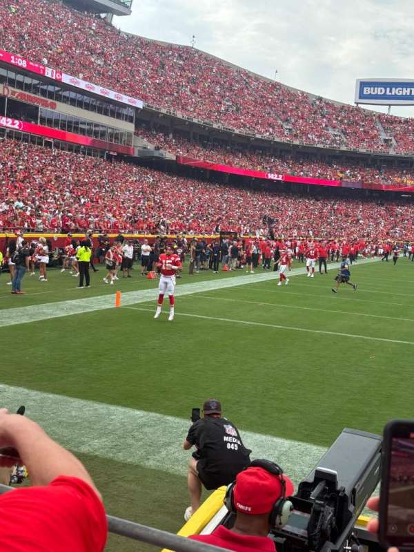 Arrowhead Stadium, section: 111, row: 3, seat: 13
