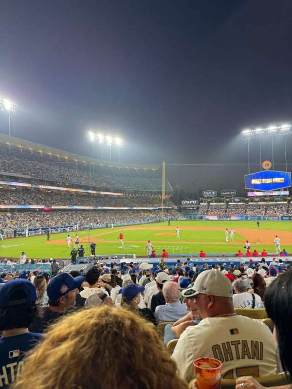 Dodger Stadium, section: 16FD, row: S, seat: 7