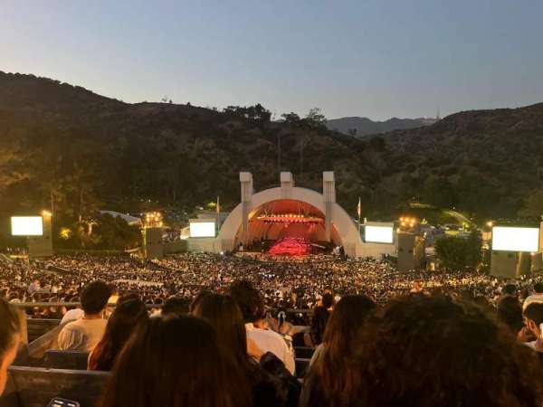 Hollywood Bowl, section: R2, row: 6, seat: 16