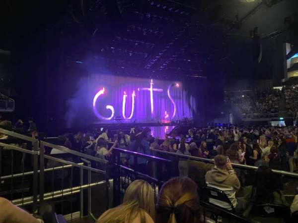 The O2, London, section: 102, row: d