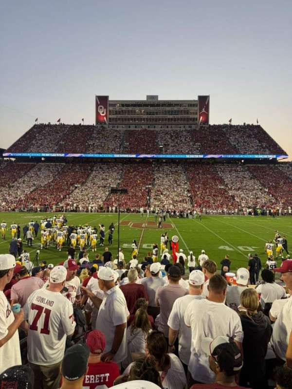 Gaylord Memorial Stadium, section: 30, row: 18, seat: 25